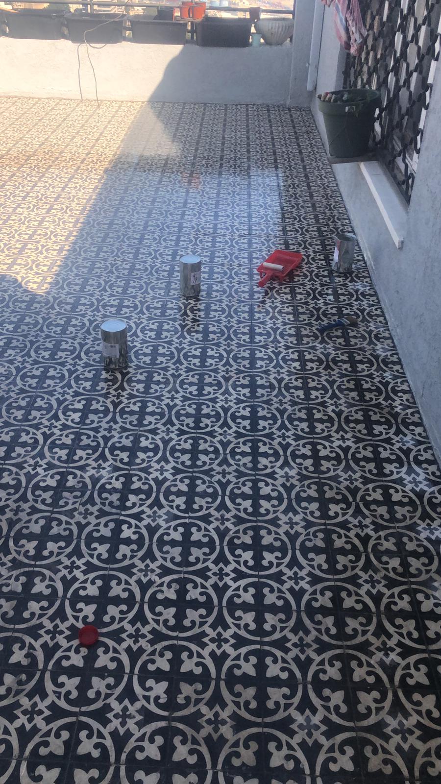 איטום משטח מרוצף