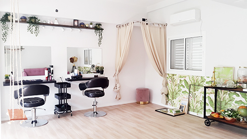 עיצוב סטודיו 'דרך הכרם', חדר התארגנות לכלה