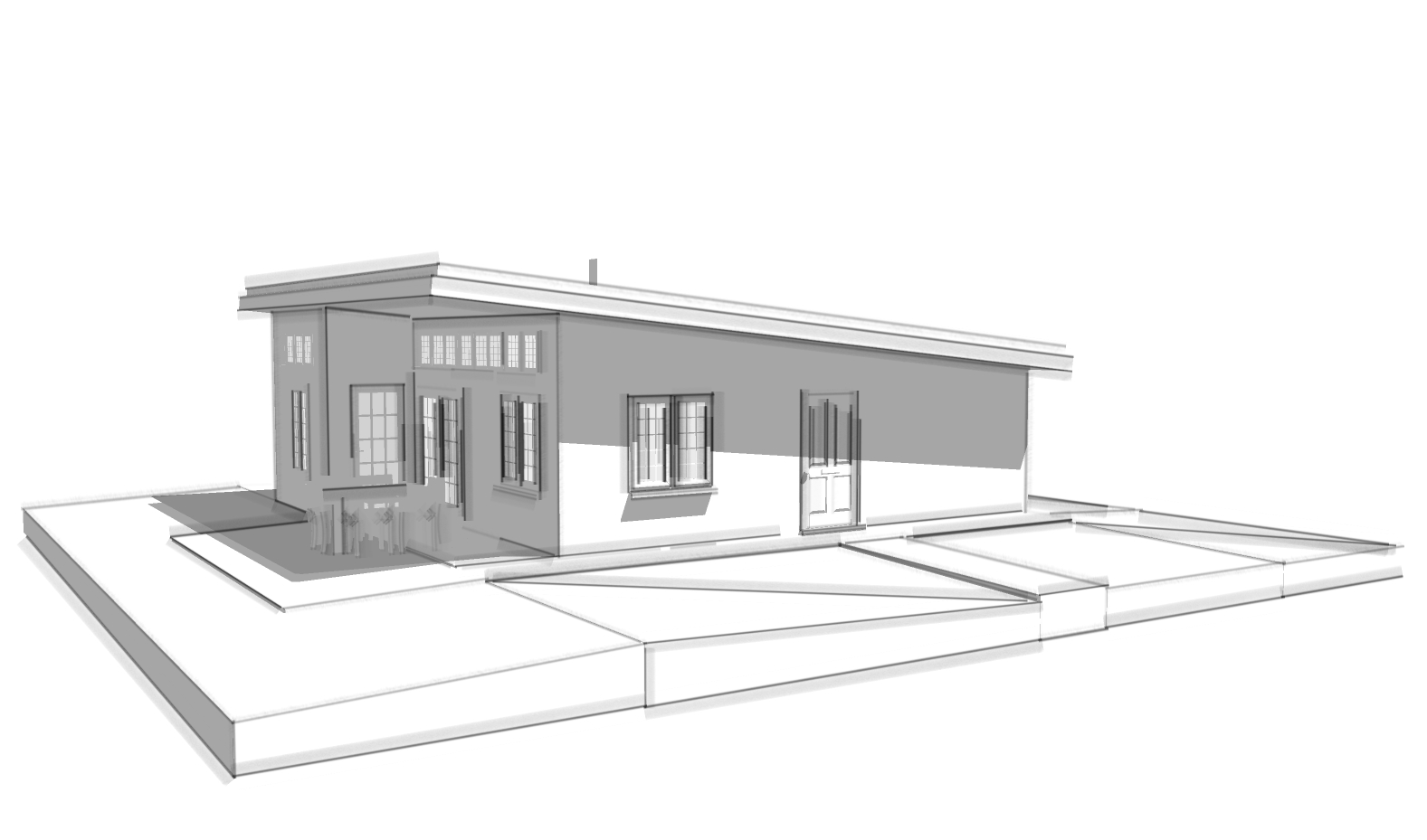 יחידת מגורים במידות קבועות - בניה מתקדמת