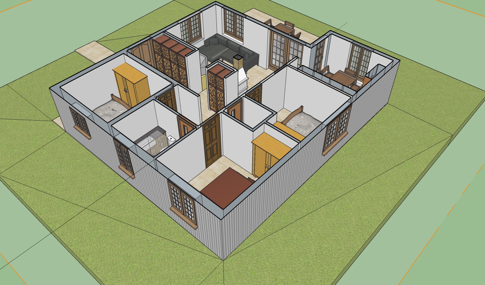 יחידת מגורים במידות קבועות - בניה מתקדמת