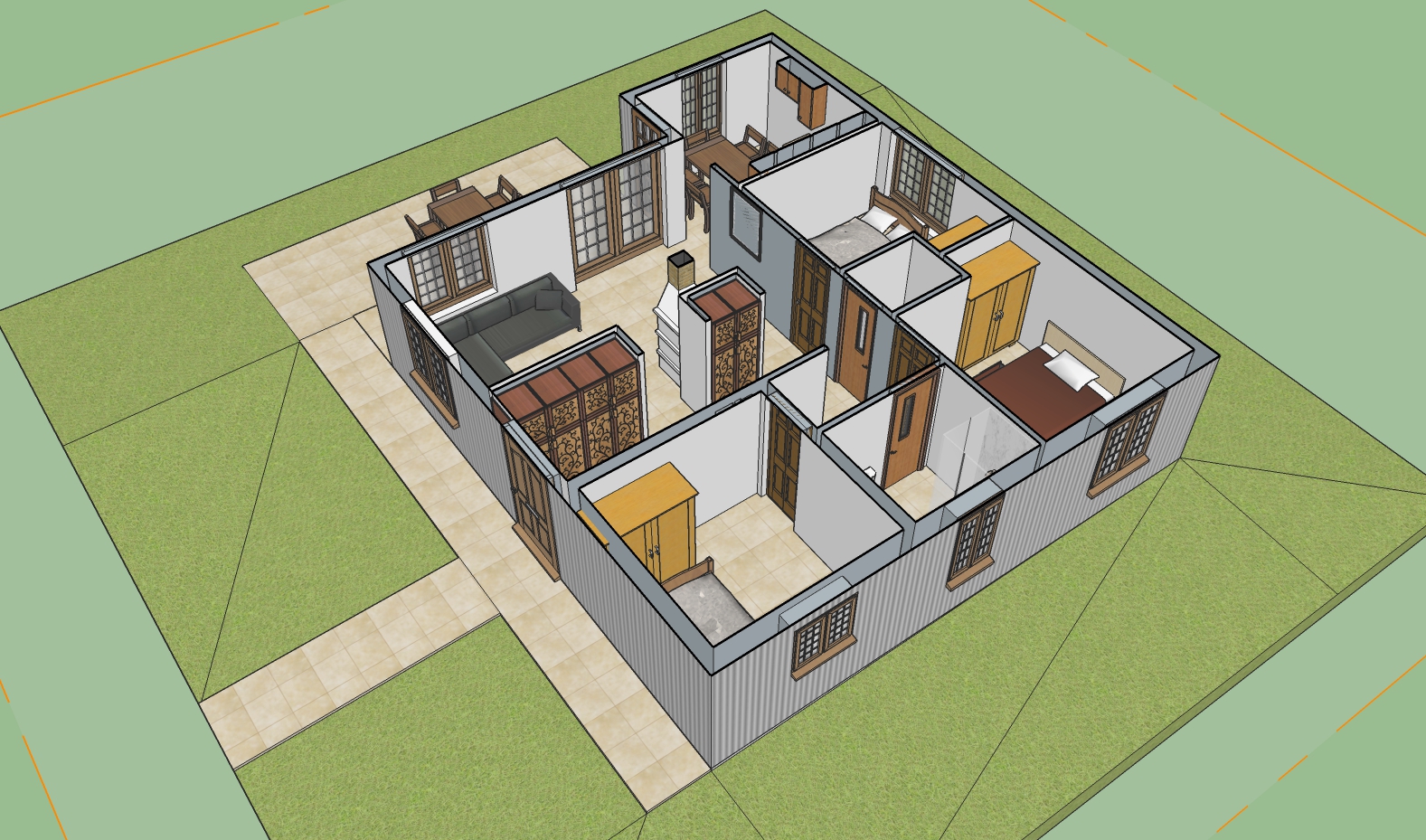 יחידת מגורים במידות קבועות - בניה מתקדמת