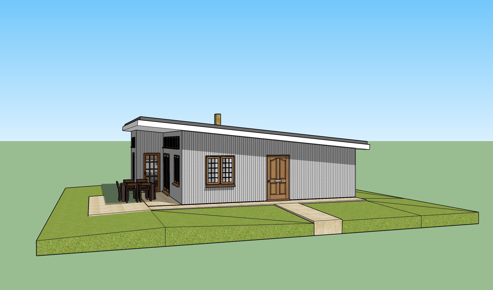 יחידת מגורים במידות קבועות - בניה מתקדמת