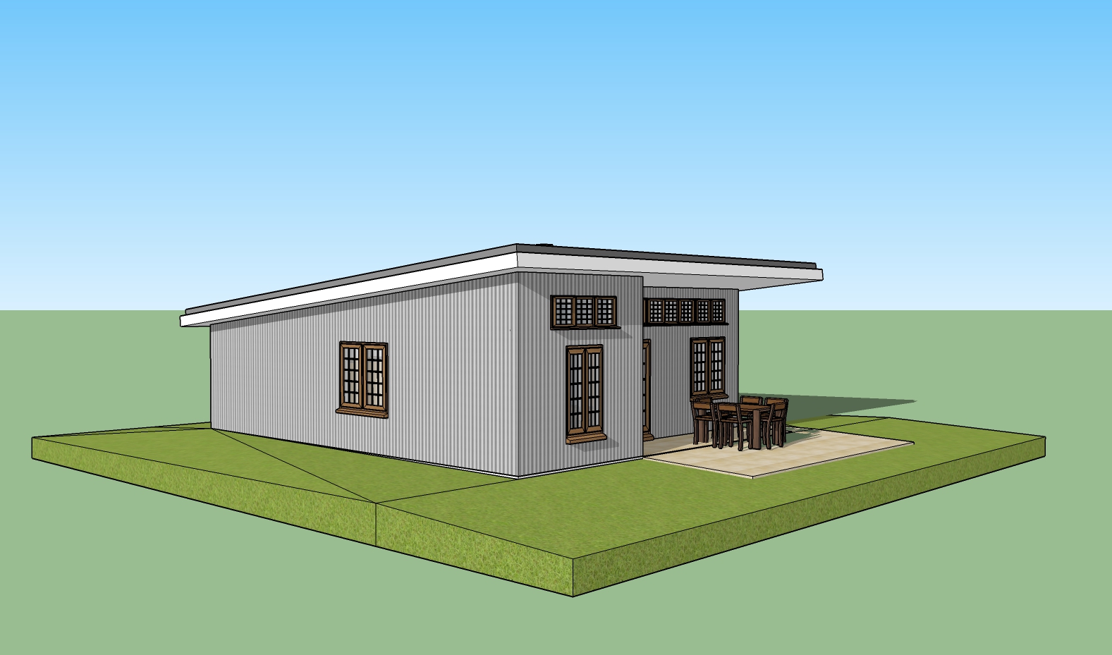 יחידת מגורים במידות קבועות - בניה מתקדמת