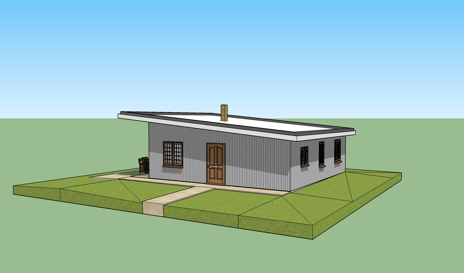 יחידת מגורים במידות קבועות - בניה מתקדמת