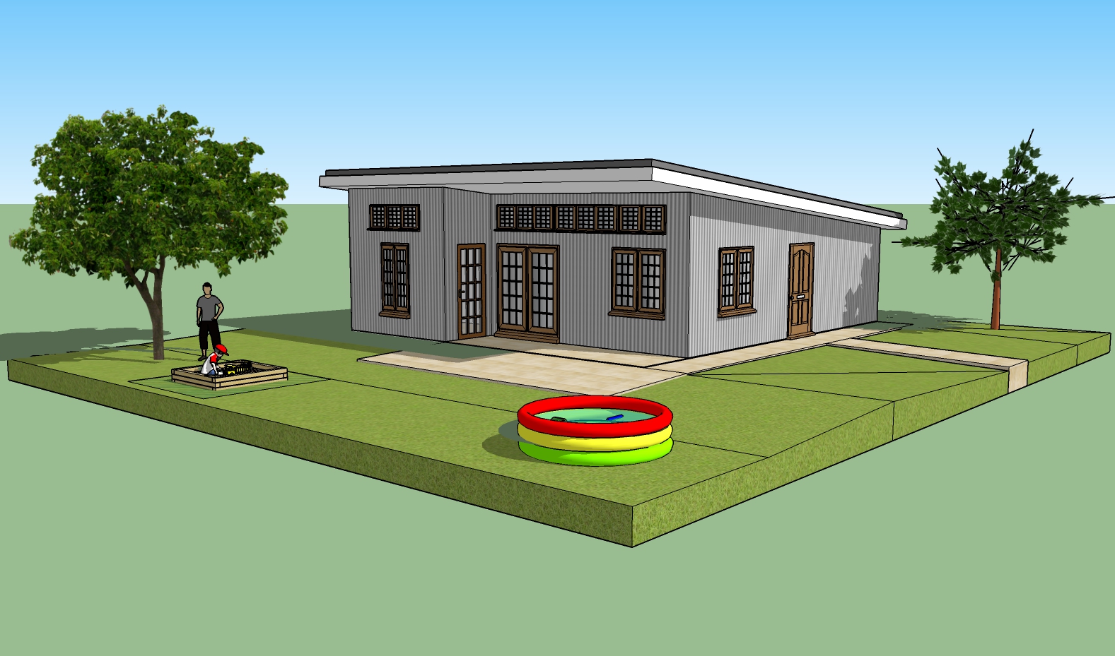 יחידת מגורים במידות קבועות - בניה מתקדמת