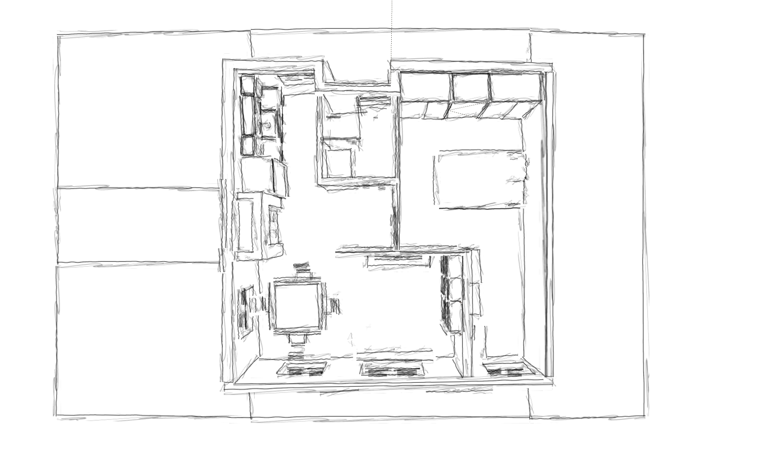 משחק של קוביה - תכנון יחידת מגורים לסטודנט או יחידת אירוח כפרי