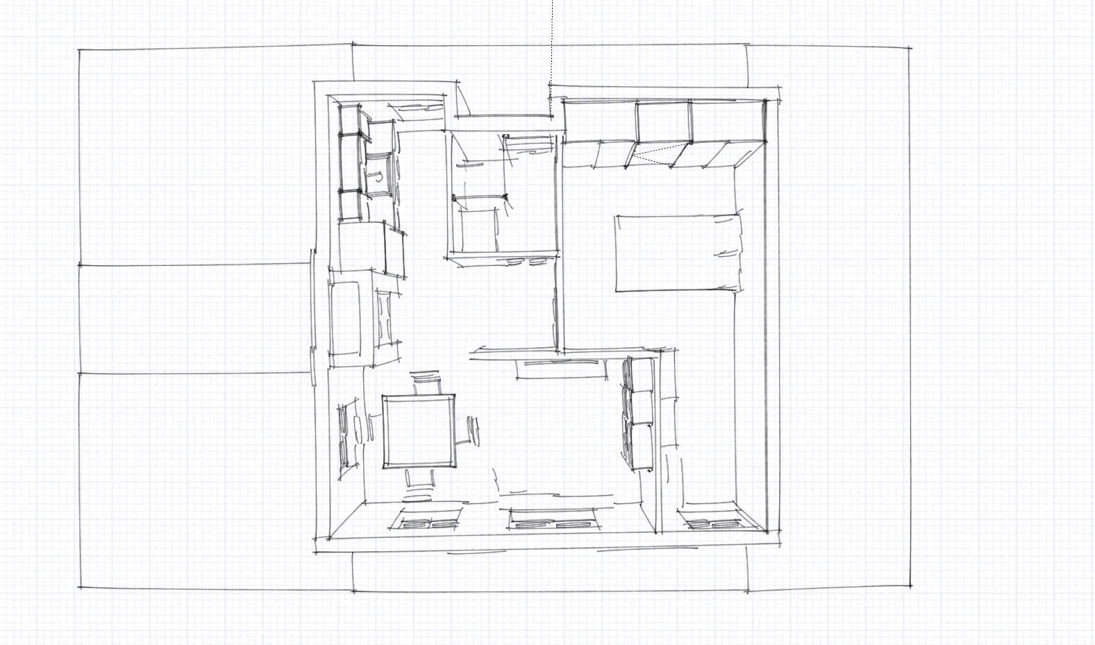 משחק של קוביה - תכנון יחידת מגורים לסטודנט או יחידת אירוח כפרי