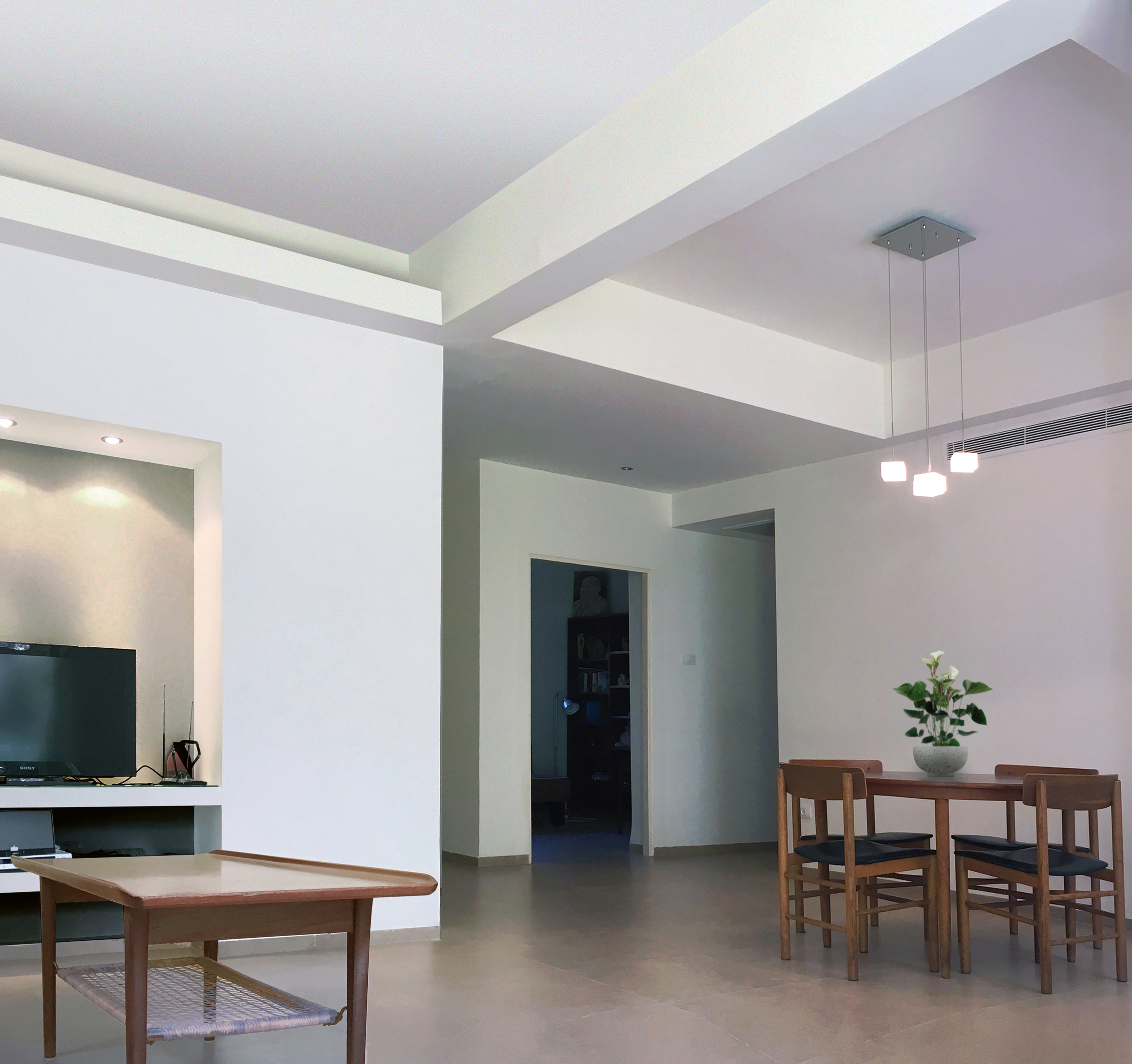 תכנון דירת קרקע, 4 חדרים