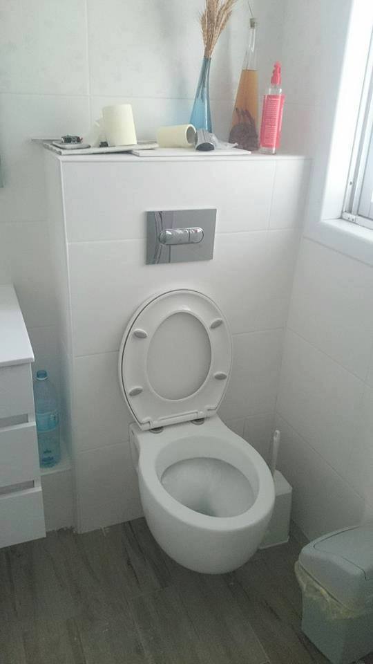 ניאגרות סמויות - אסלות תלויות.