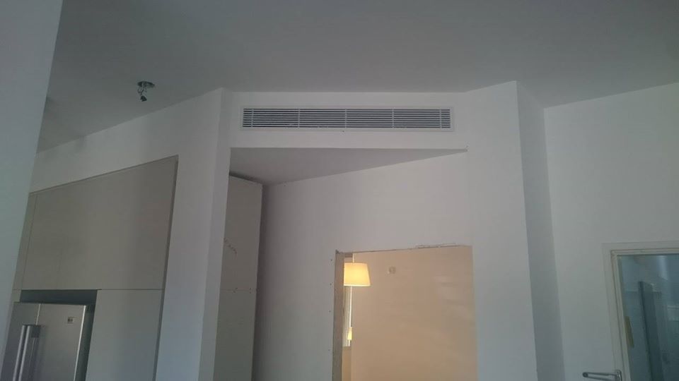 מבנים מגבס לצנרות אוורור מזגנים מיני מרכזיים