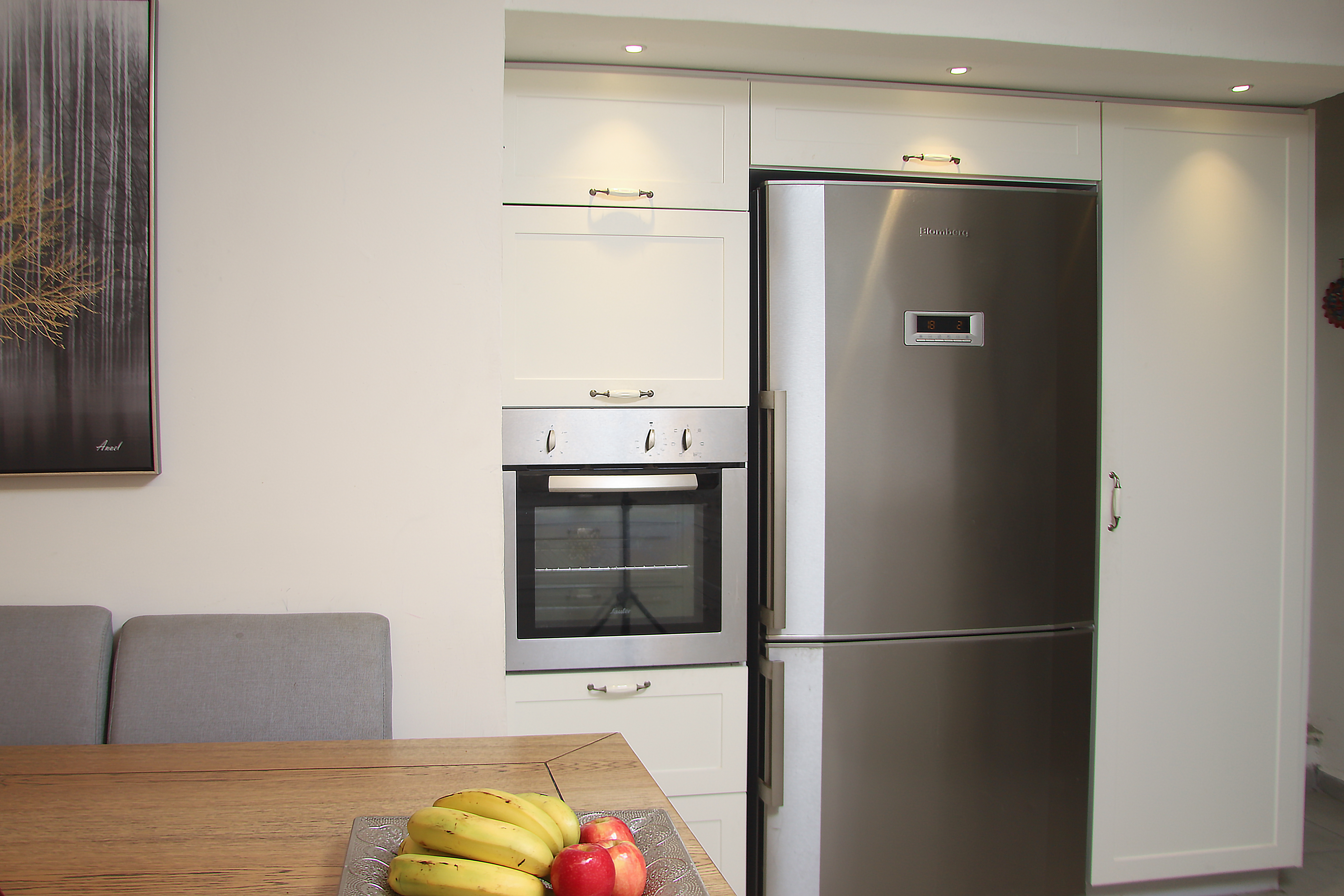 תכנון ועיצוב מטבח כפרי ופינת אוכל