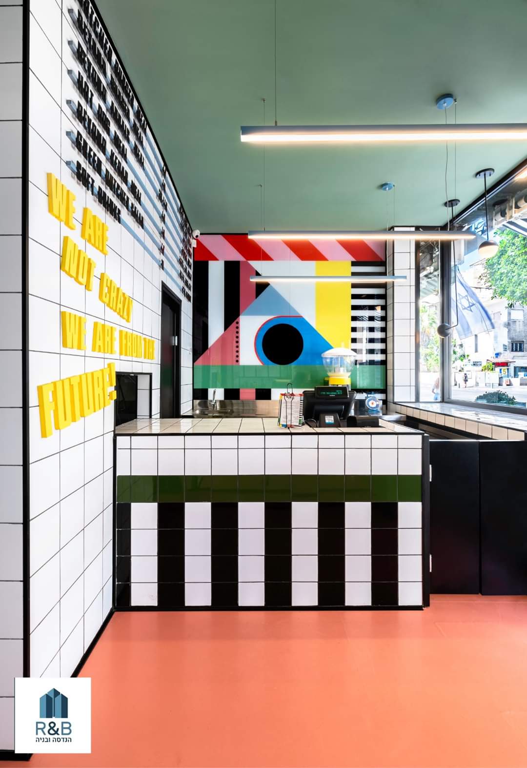 שיפוץ חנות בסגנון תל אביבי