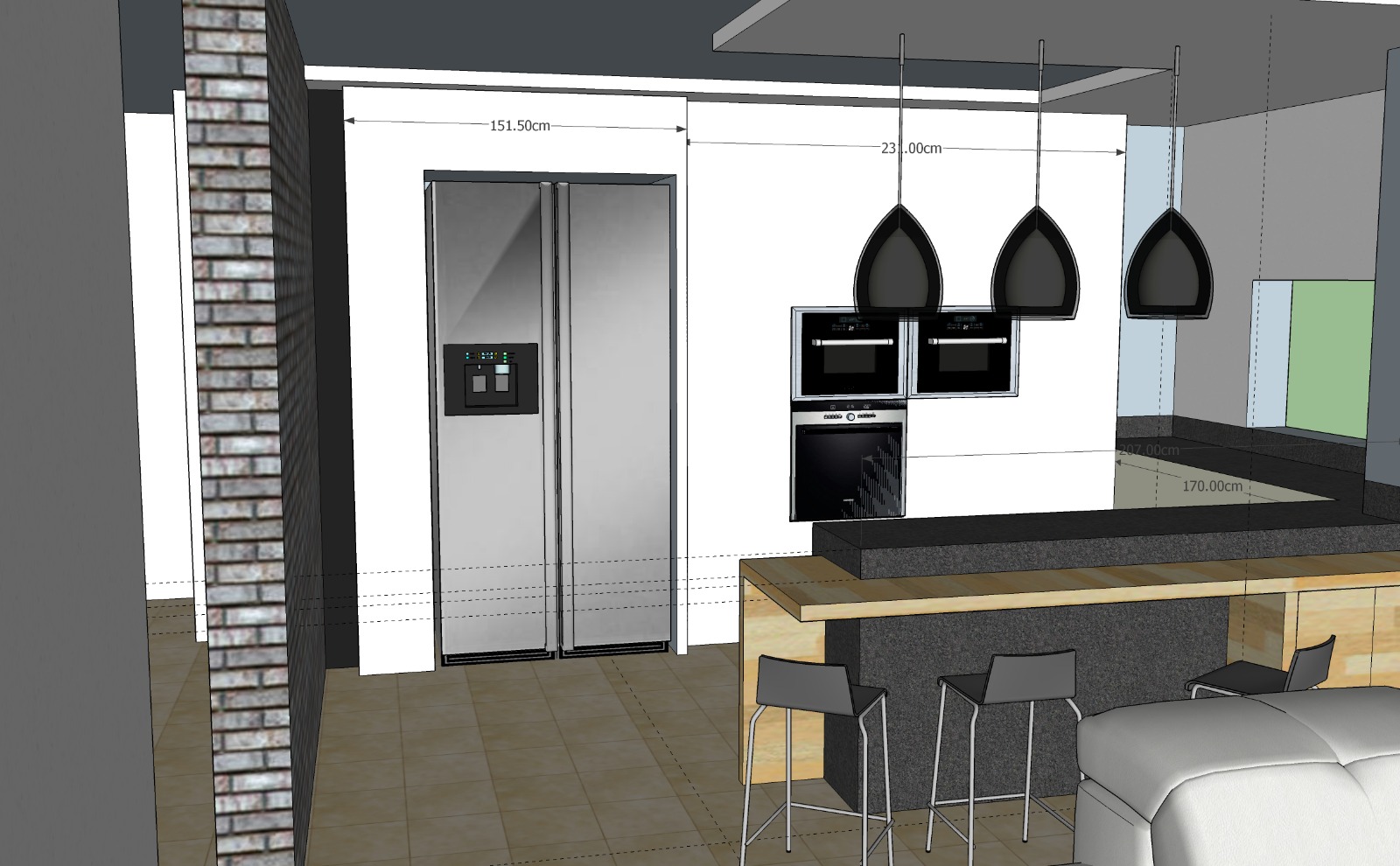 עיצוב פנים לדירה ששופצה על ידי