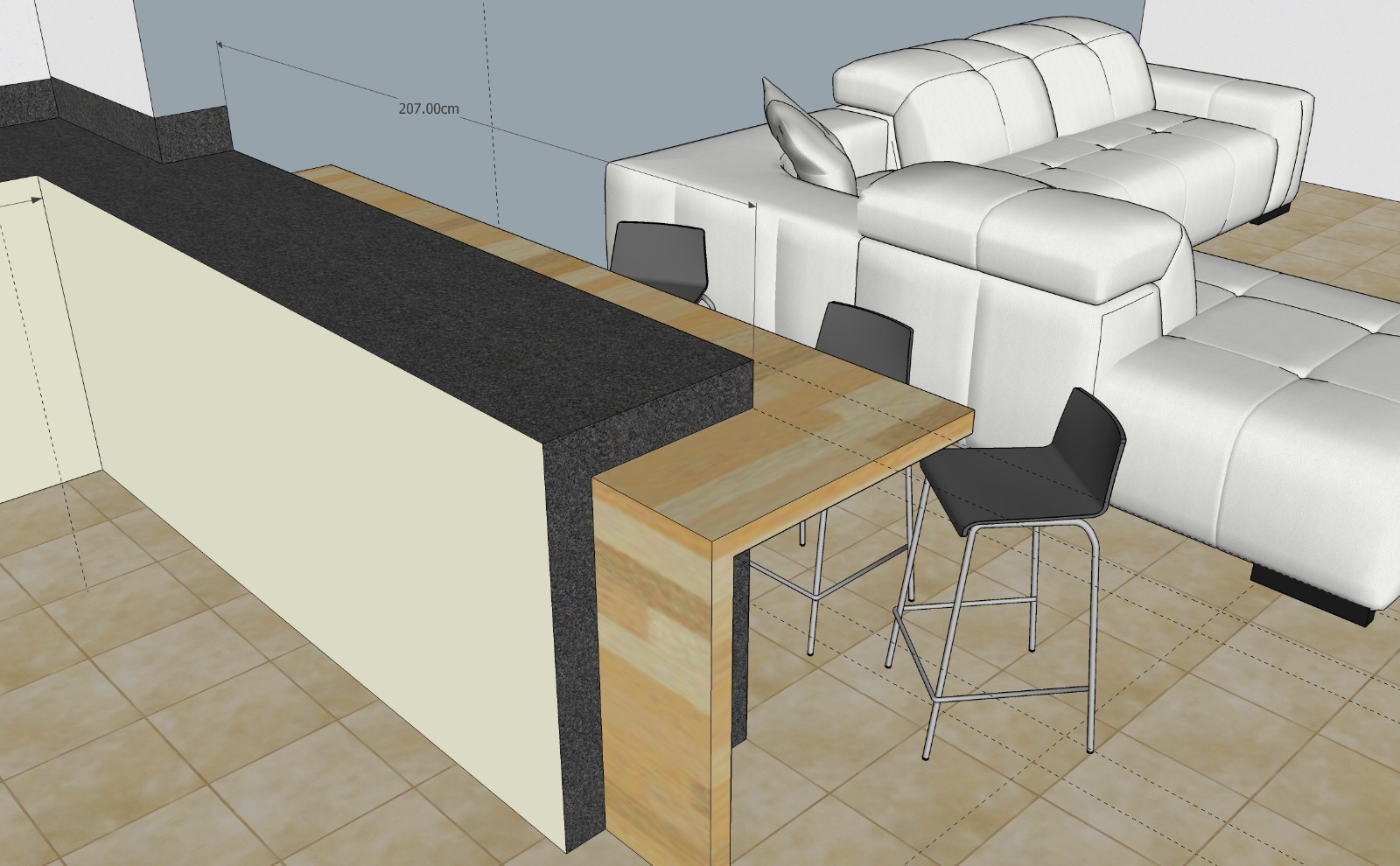 עיצוב פנים לדירה ששופצה על ידי