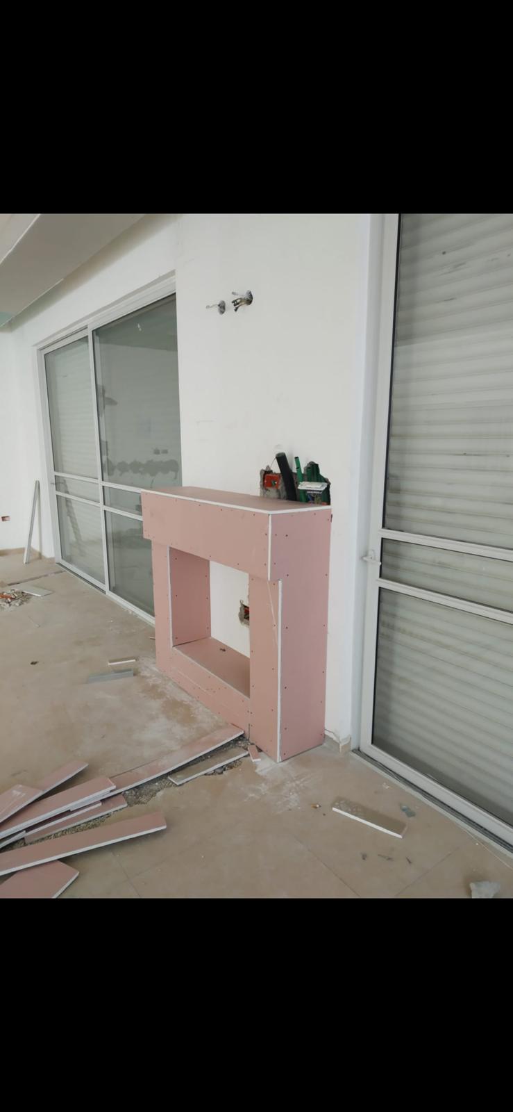 בניית קמין , גבס , שככטל וצבע