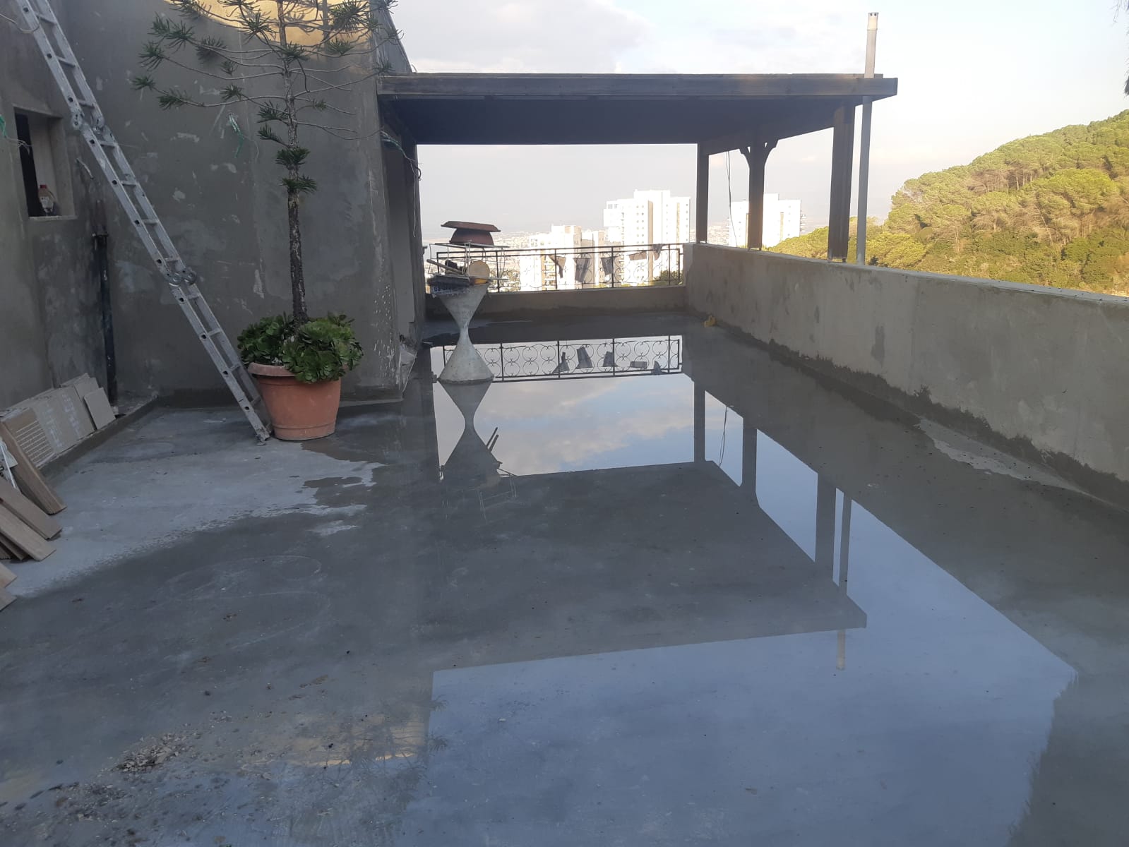 איטום קיר חיצוני