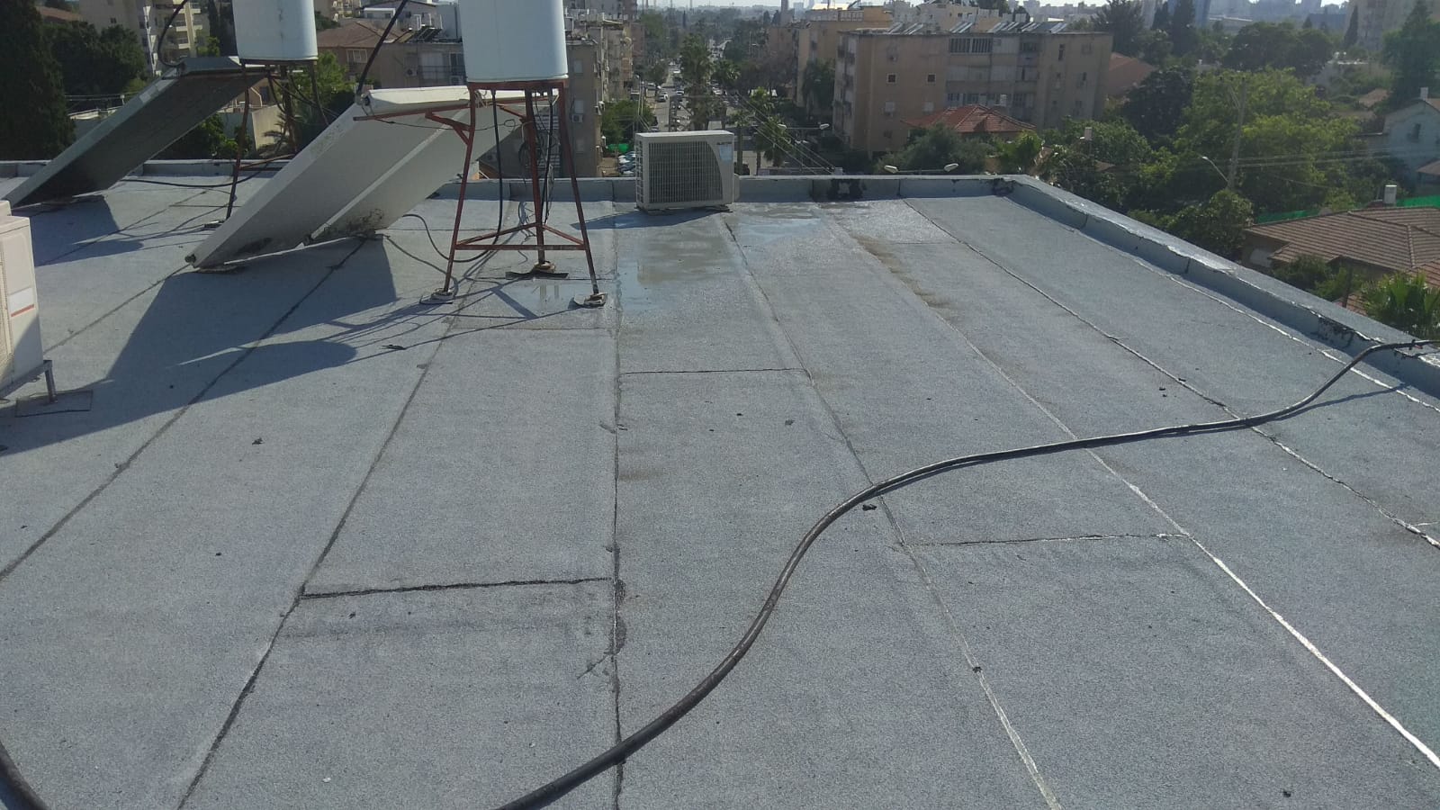 איטום גג ביריעות ביטומניות