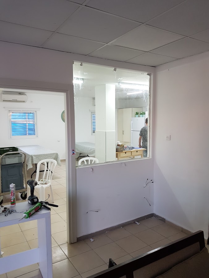 שיפוץ מטבחון בפנימיה