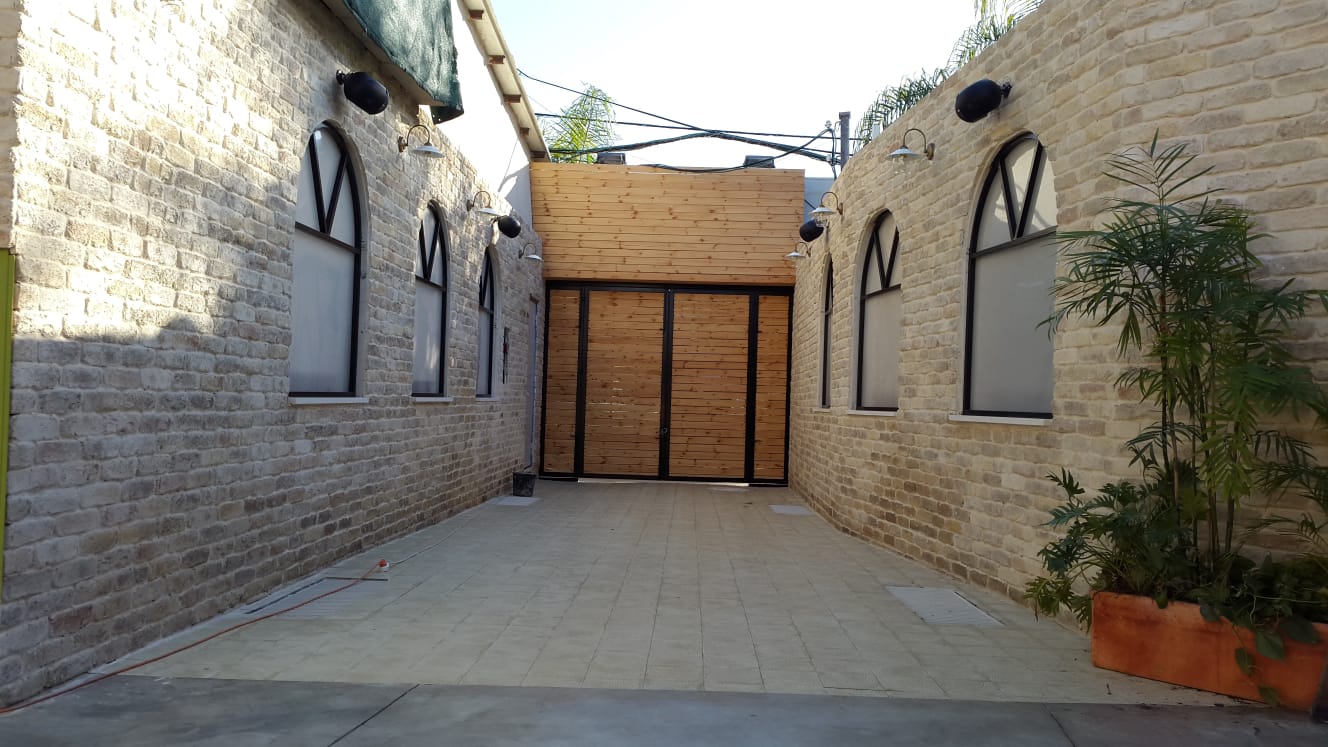 הקמת אולם אירועים בוטיק - גן הגפן תל אביב