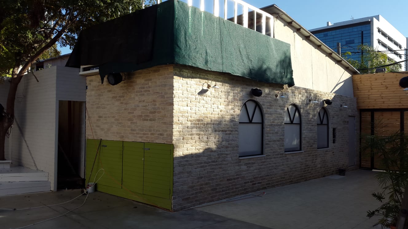 הקמת אולם אירועים בוטיק - גן הגפן תל אביב