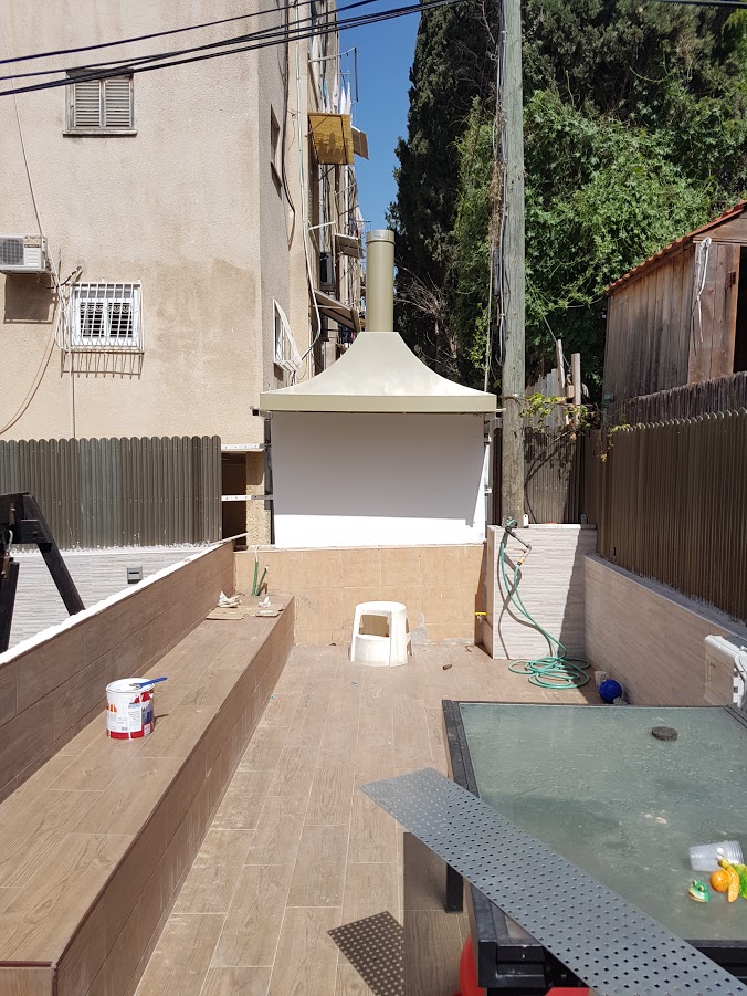 שיפוץ כניסה למקלט