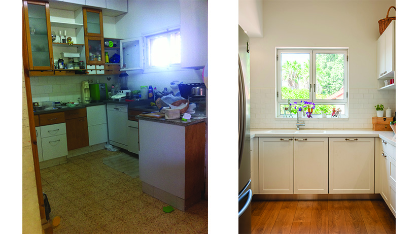 תמונות של לפני/  אחרי