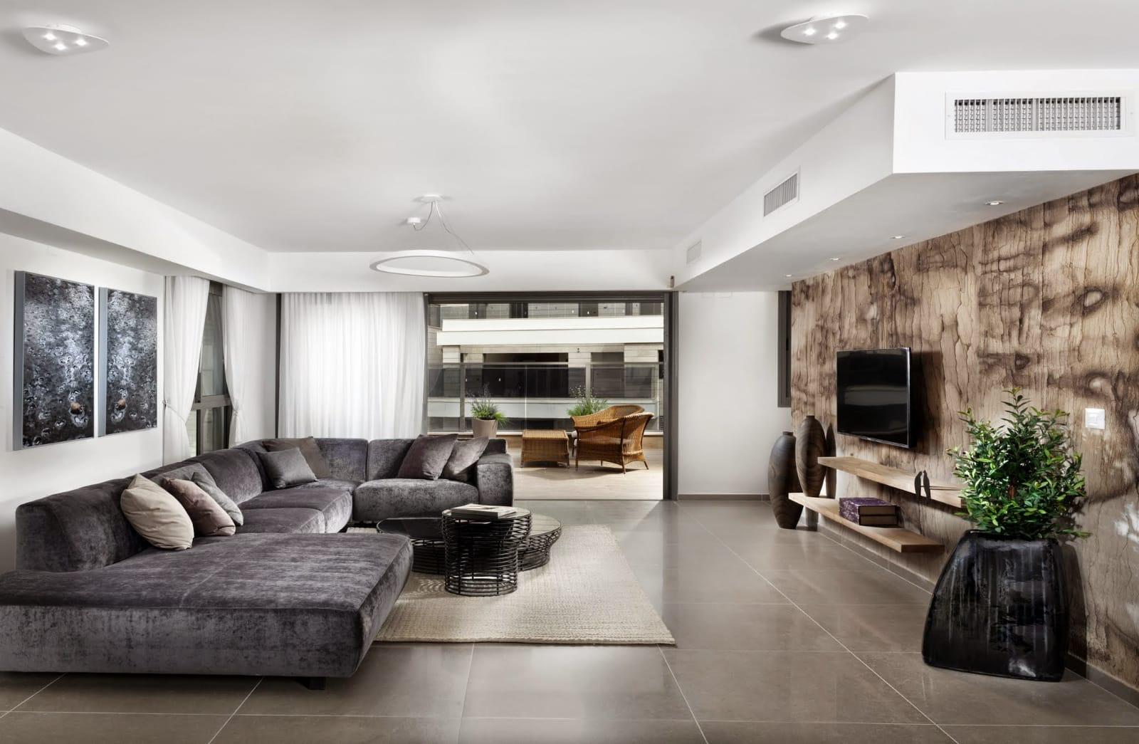 עיצוב פנים לדירות בפרוייקט רמת הנשיא