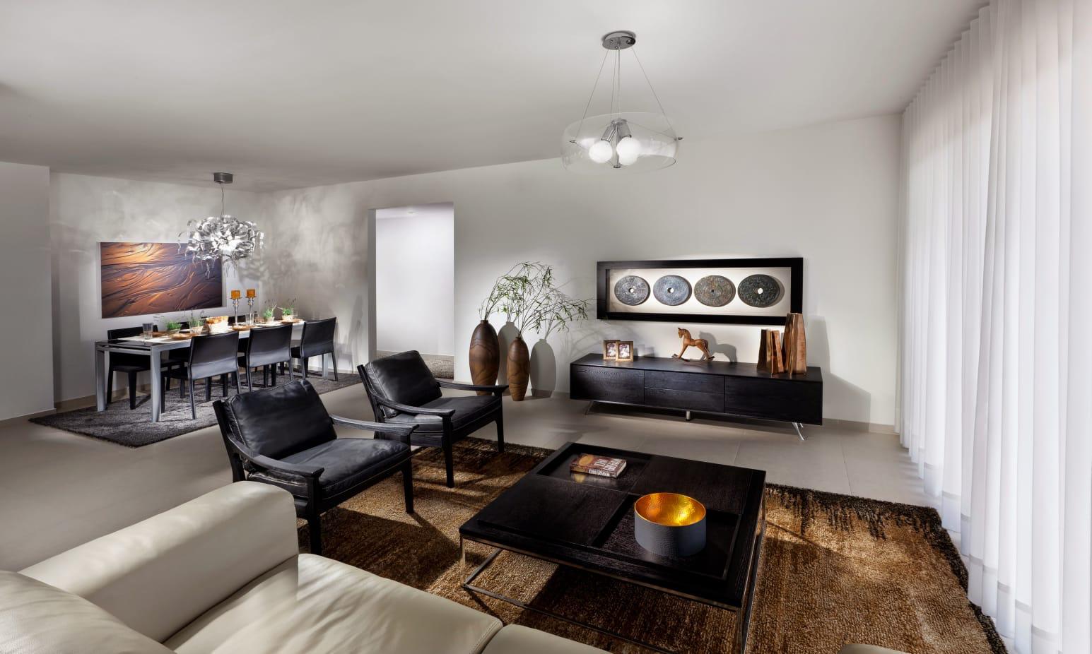 עיצוב פנים לדירות בפרוייקט רמת הנשיא