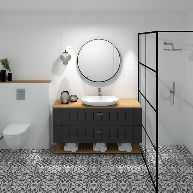 עיצוב מקלחות כפריות