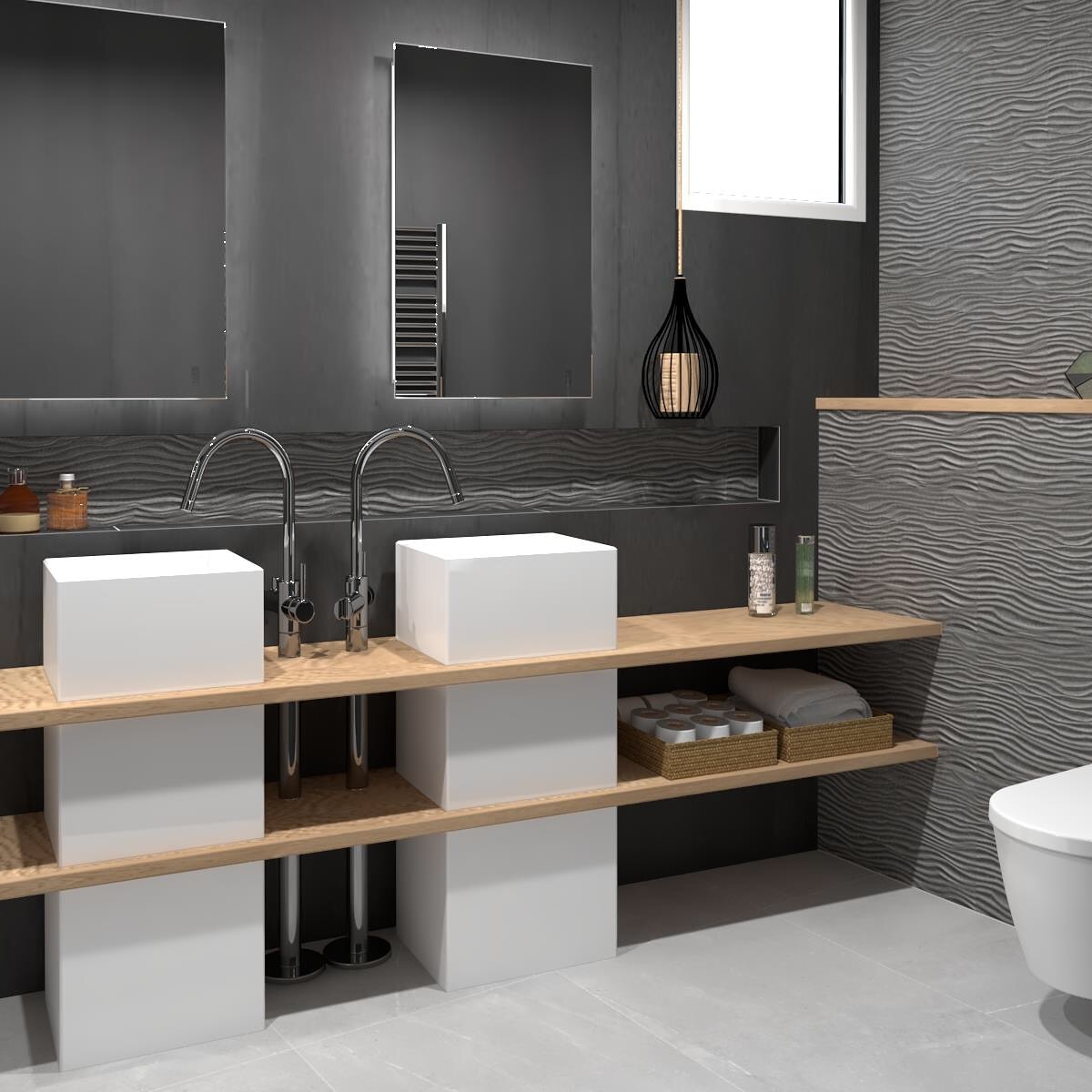 עיצוב חדרי רחיצה מודרניים