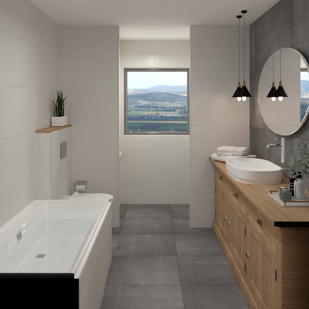 עיצוב פנים לשתי דירות כפריות בקריות