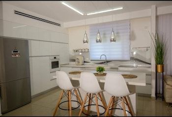 עיצוב פנים לדירת גן בקרית אתא