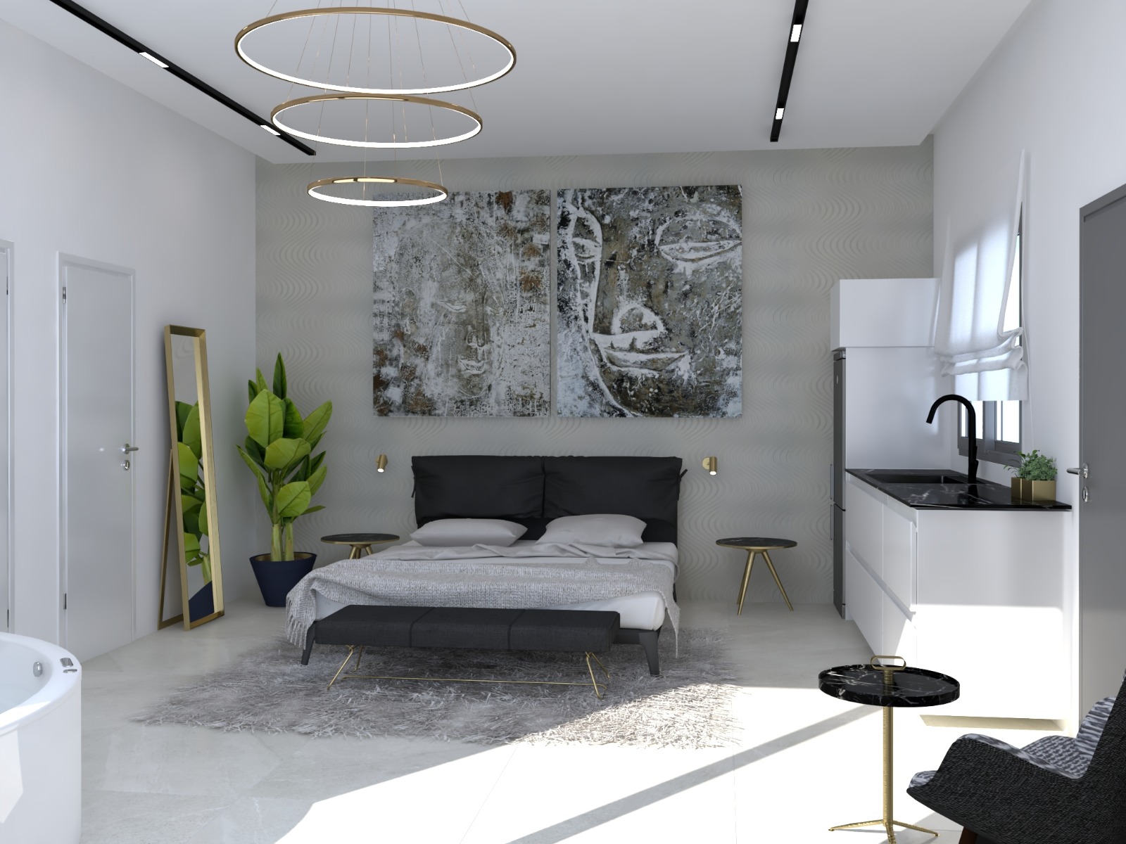 חדרי שינה מעוצבים