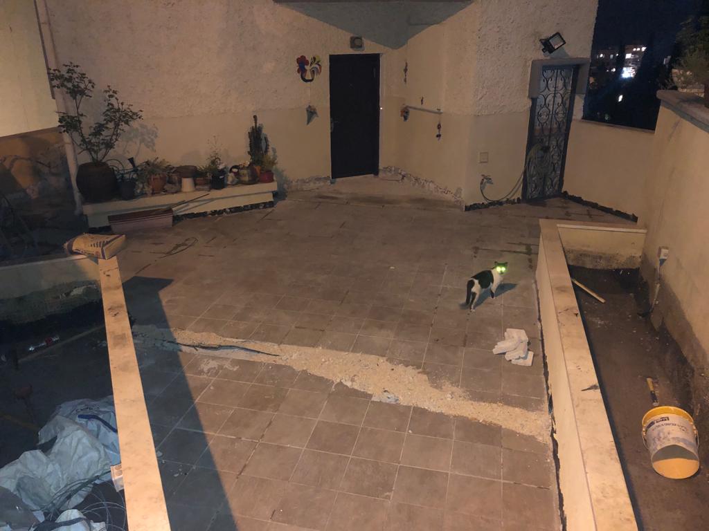 איטום ושיפוץ מרפסת