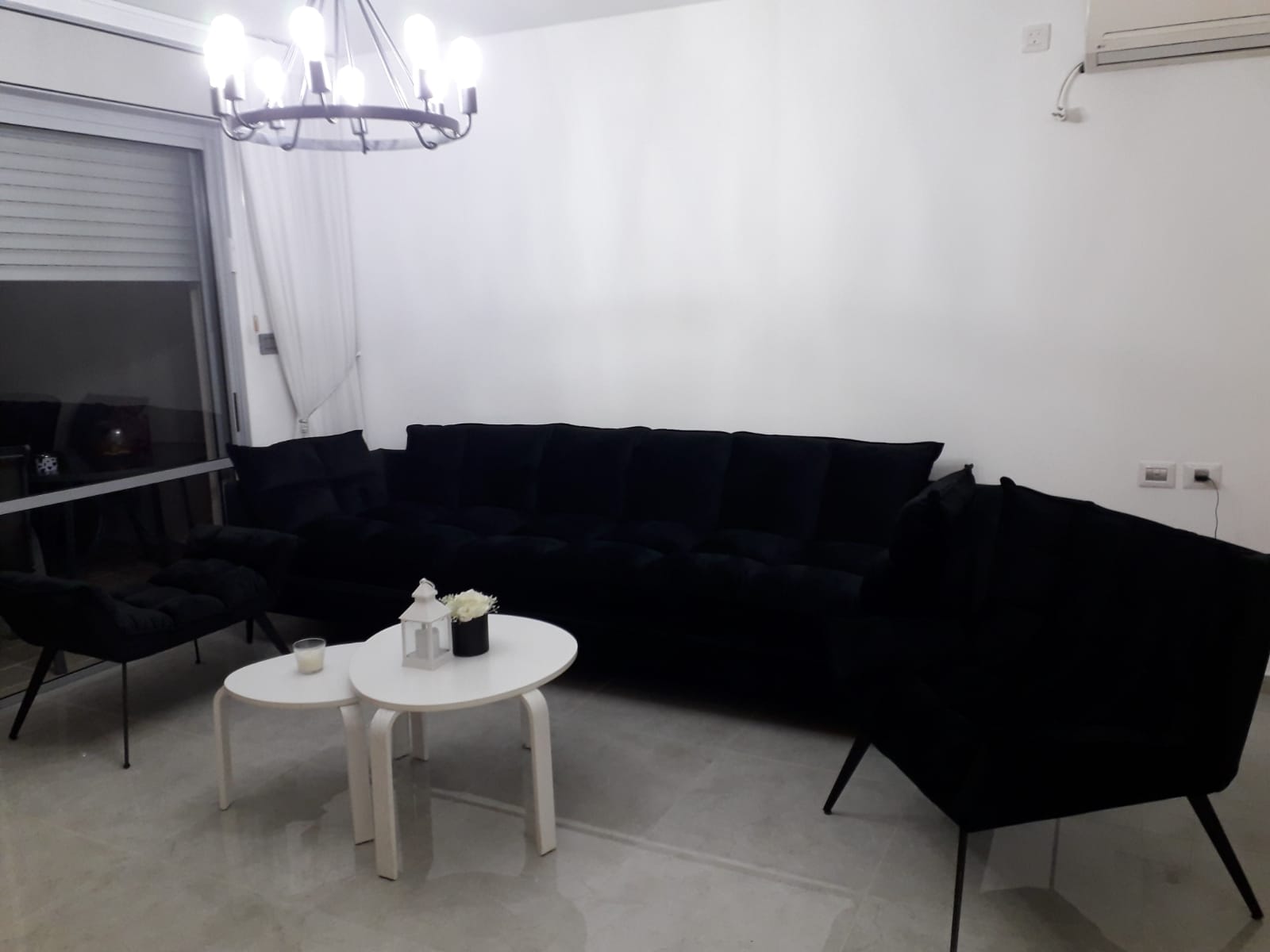 ריצוף סלון + גינה