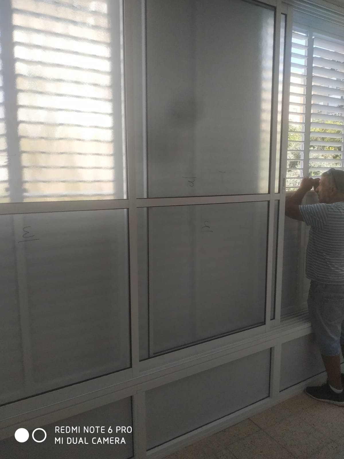 עבודת אלומיניום בדירה