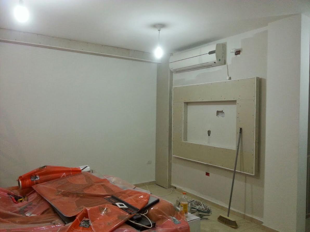 התקנת דק ונישה מגבס