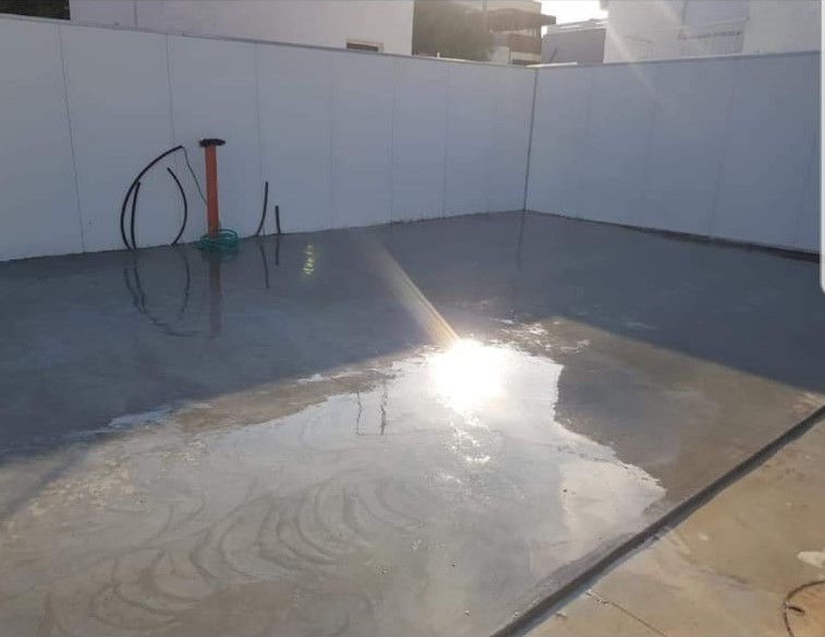 החלקות בטון