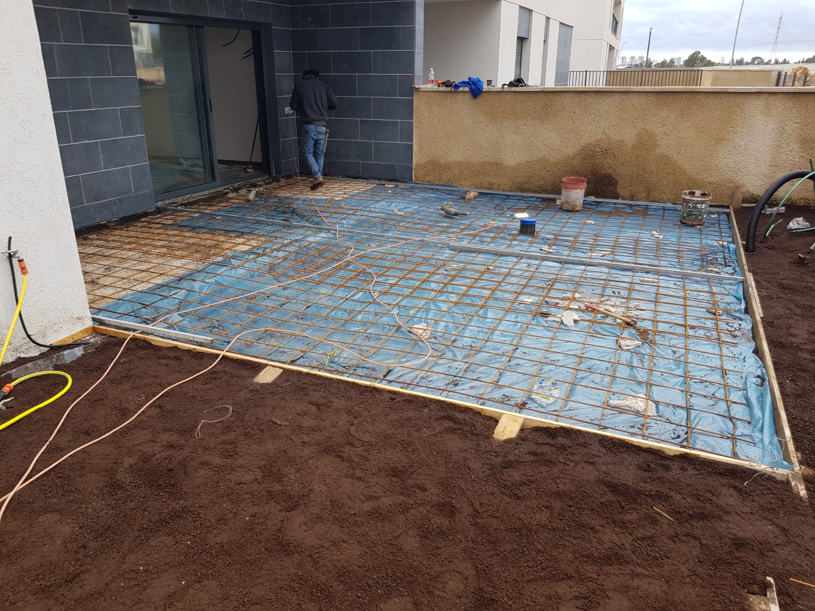 החלקות בטון