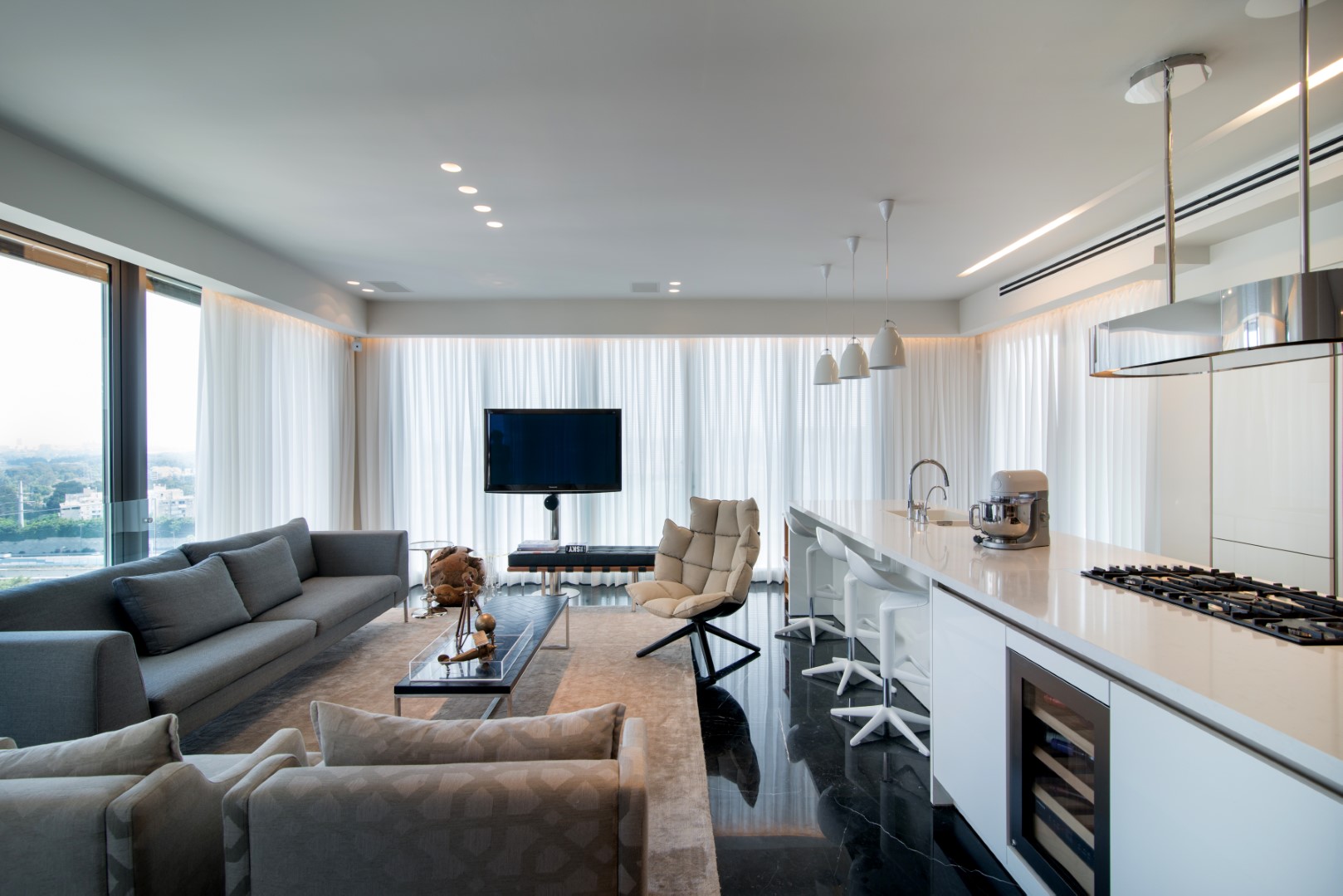 עיצוב דירה בפארק צמרת