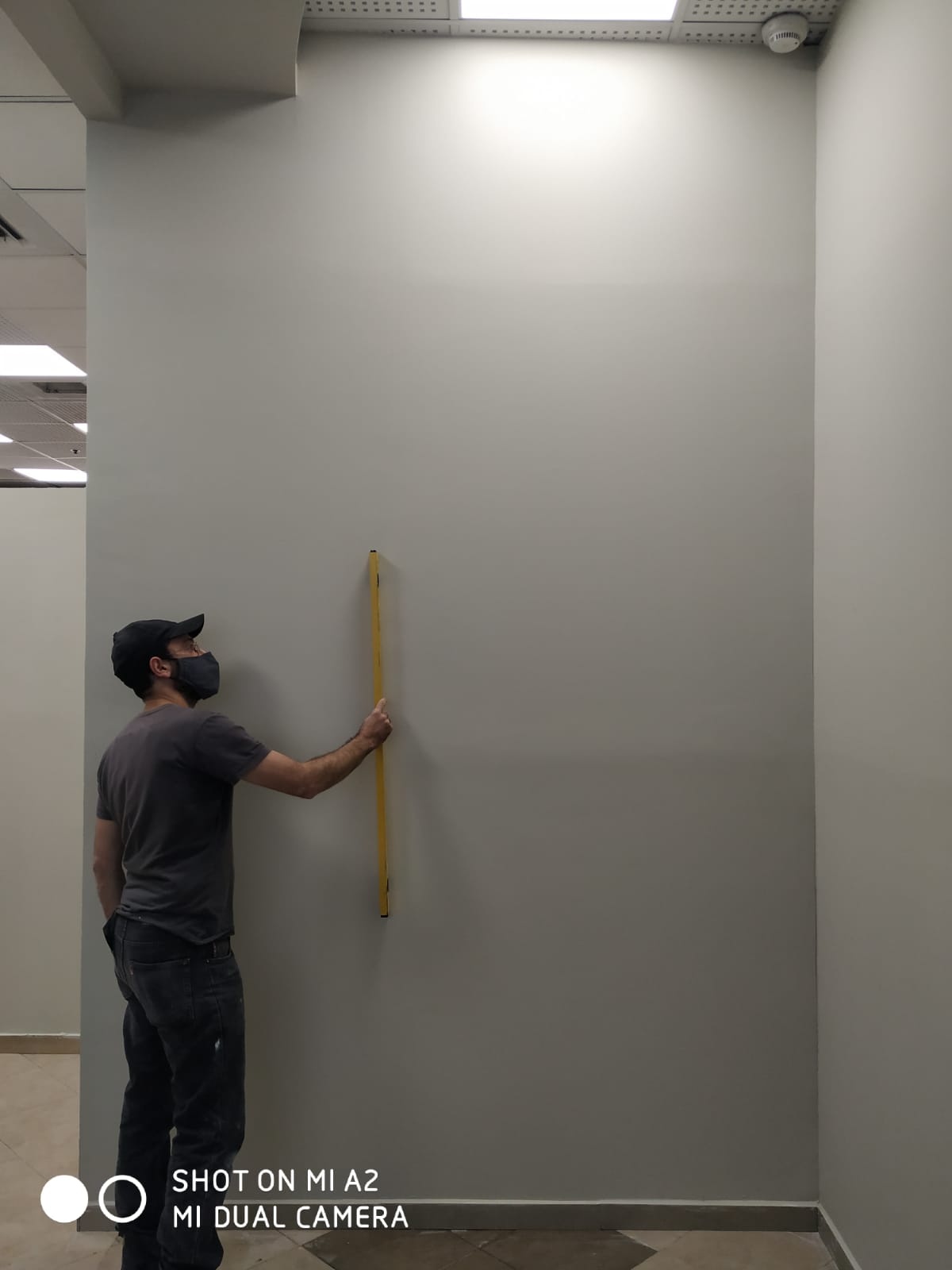 עבודת גבס בסניף דואר