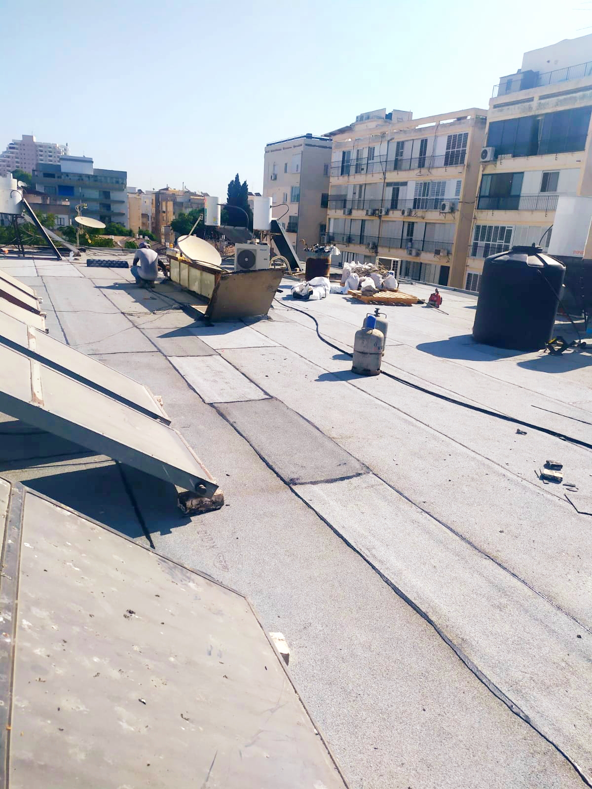 איטום גגות- יריעות ביטומניות