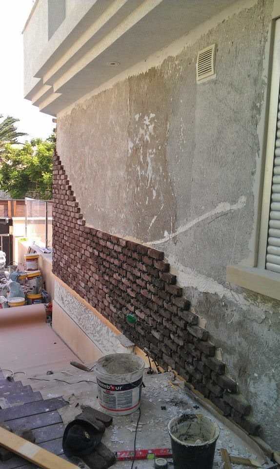 שליכט צבעוני וחיפוי בריקים