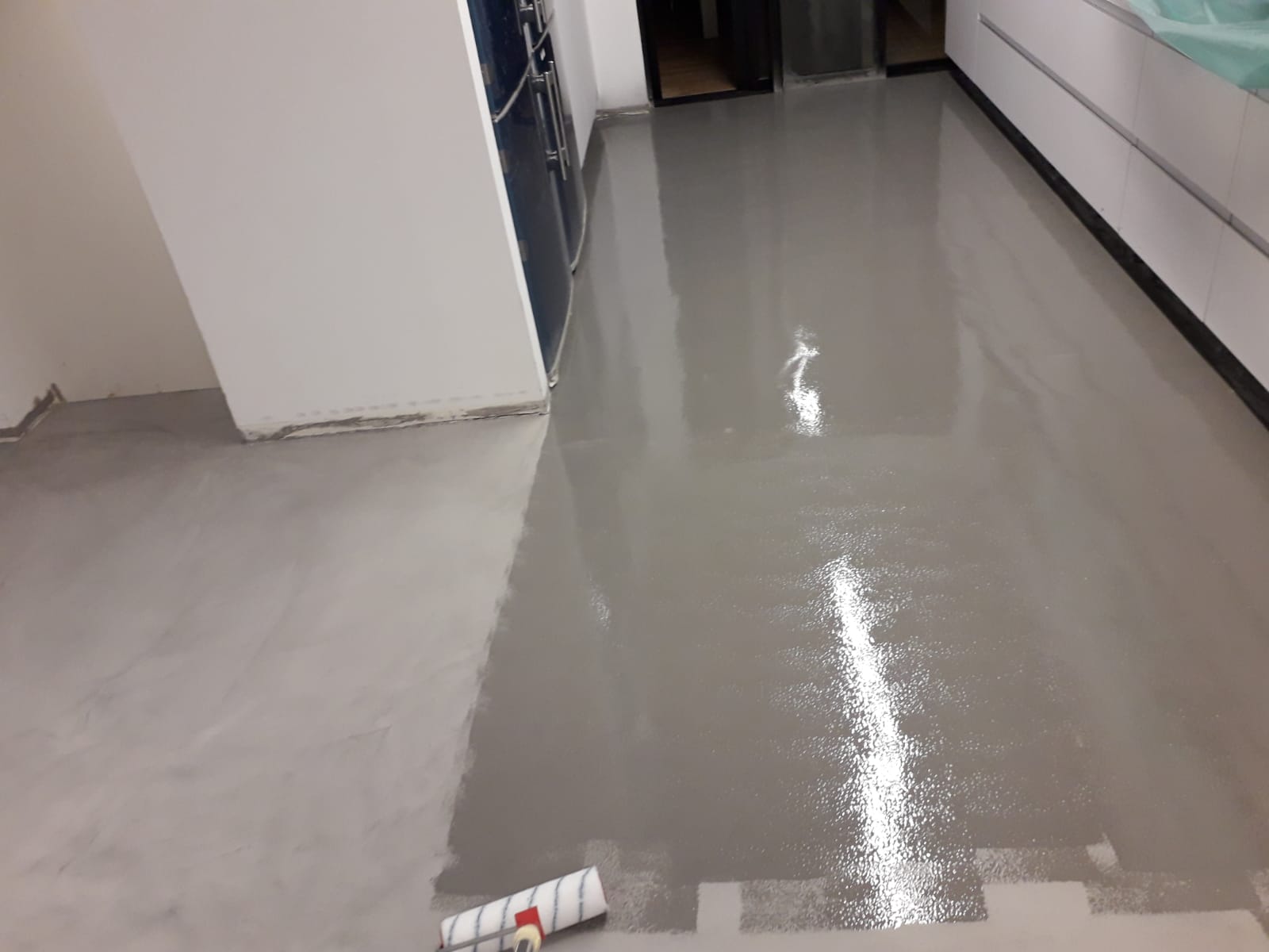 חומר מיקרו תופינג ובטון מוחלק