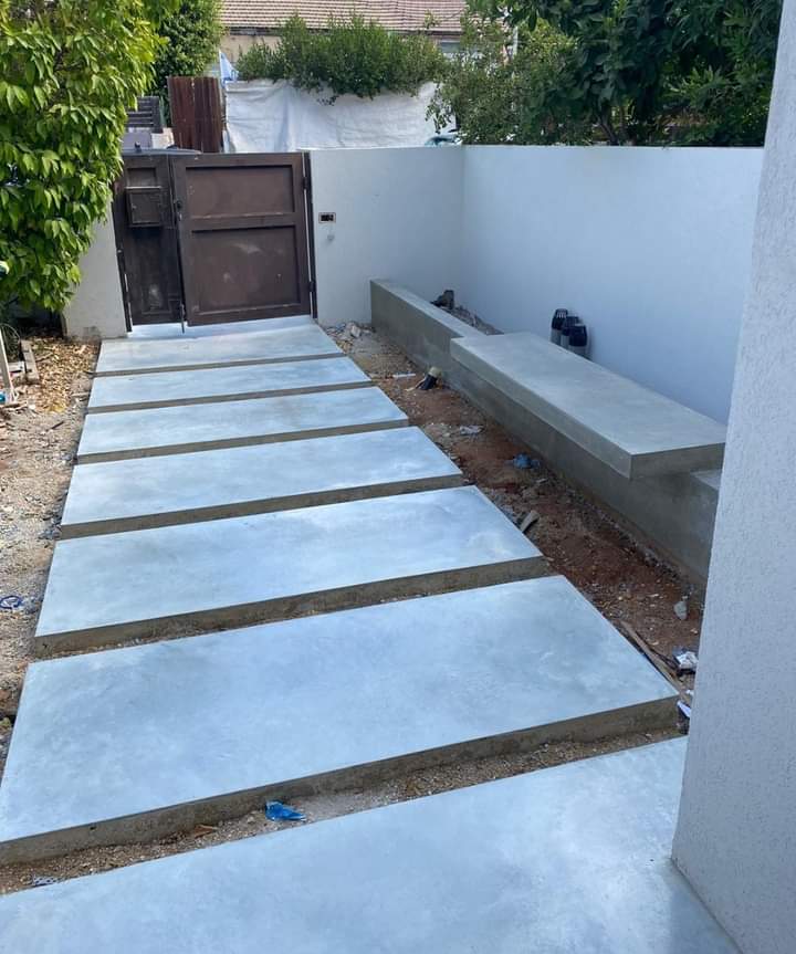 חומר מיקרו תופינג ובטון מוחלק