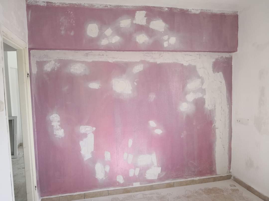 פירוק נישות מגבס תיקוני טיח וצביעת כל הבית