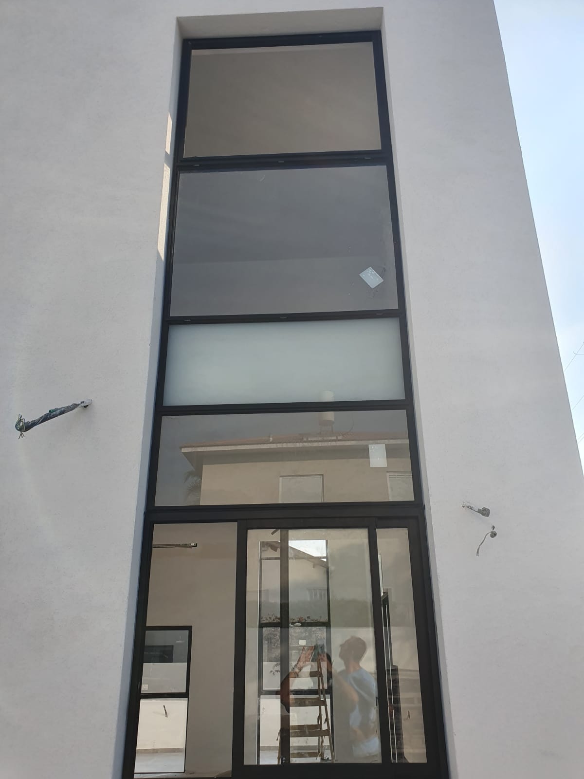 עבודות אלומניום בבית פרטי