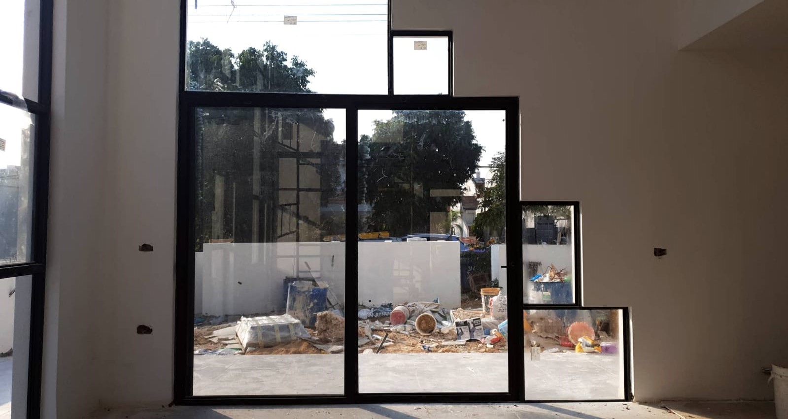 עבודות אלומניום בבית פרטי