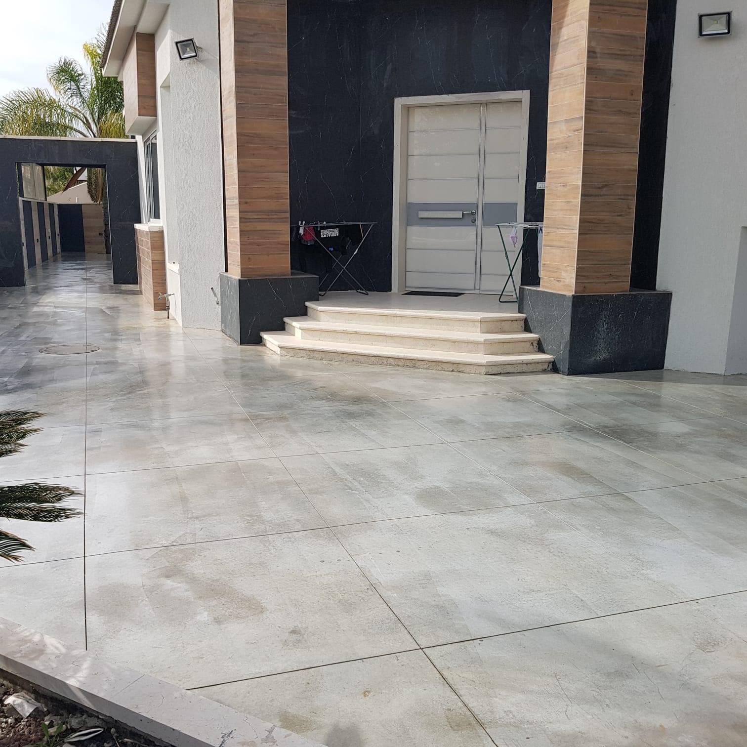 החלקות בטון