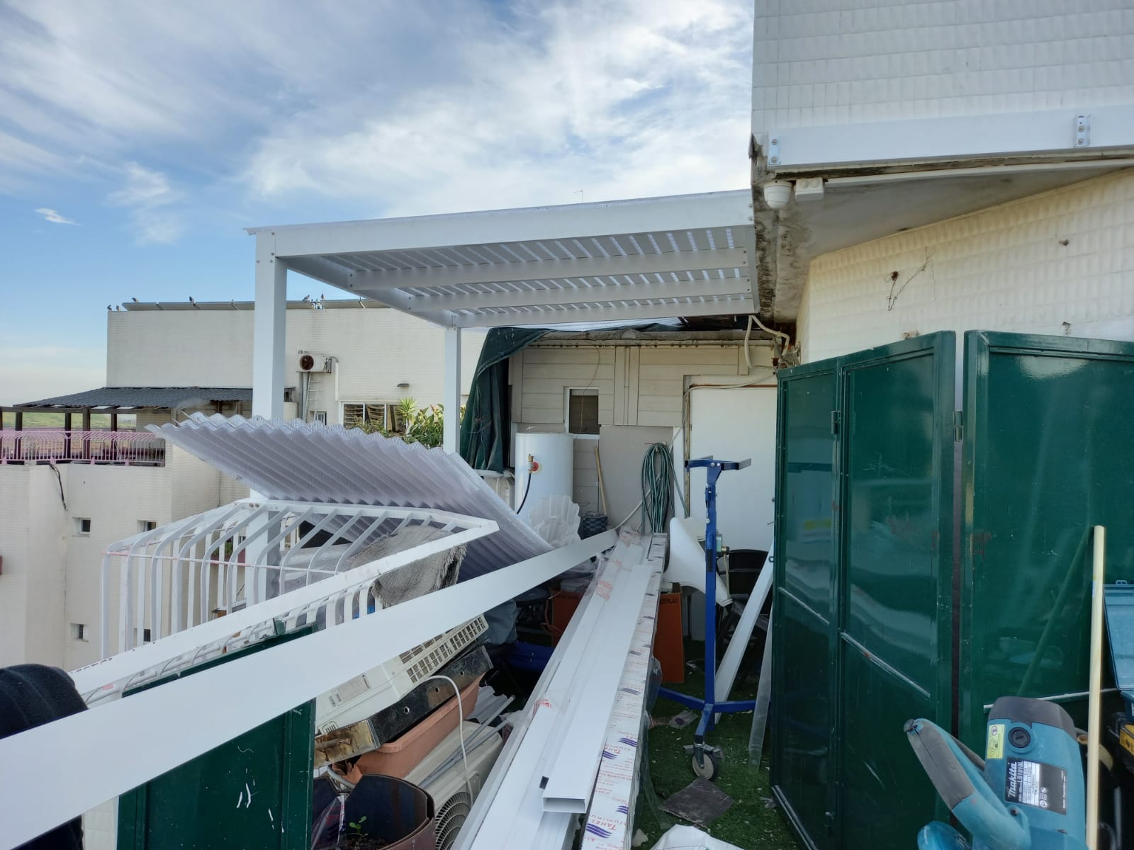 מגוון פרגולות אלומיניום